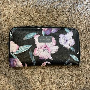 Liz Claiborne floral wallet